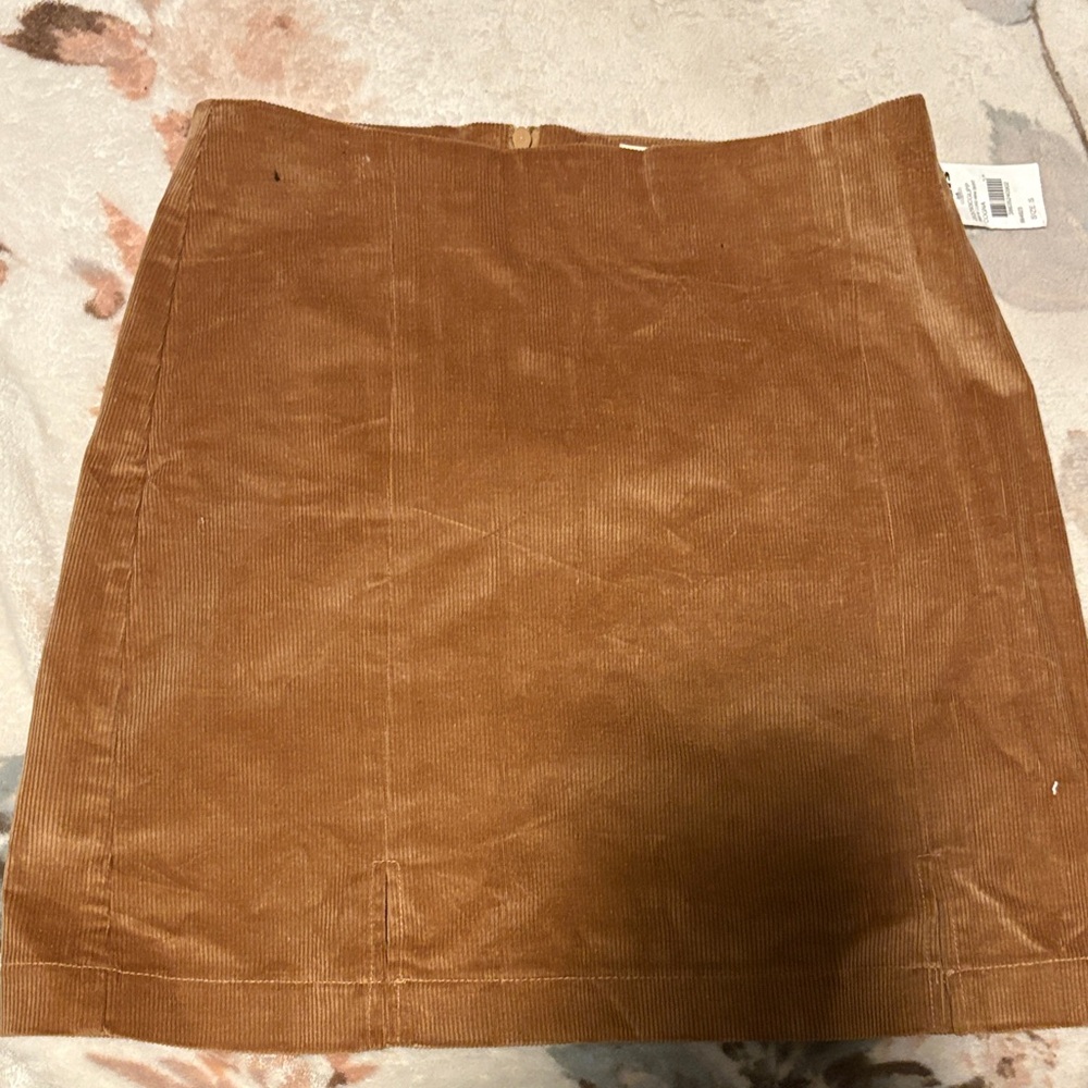 Tilly's Brown Corduroy Mini Skirt